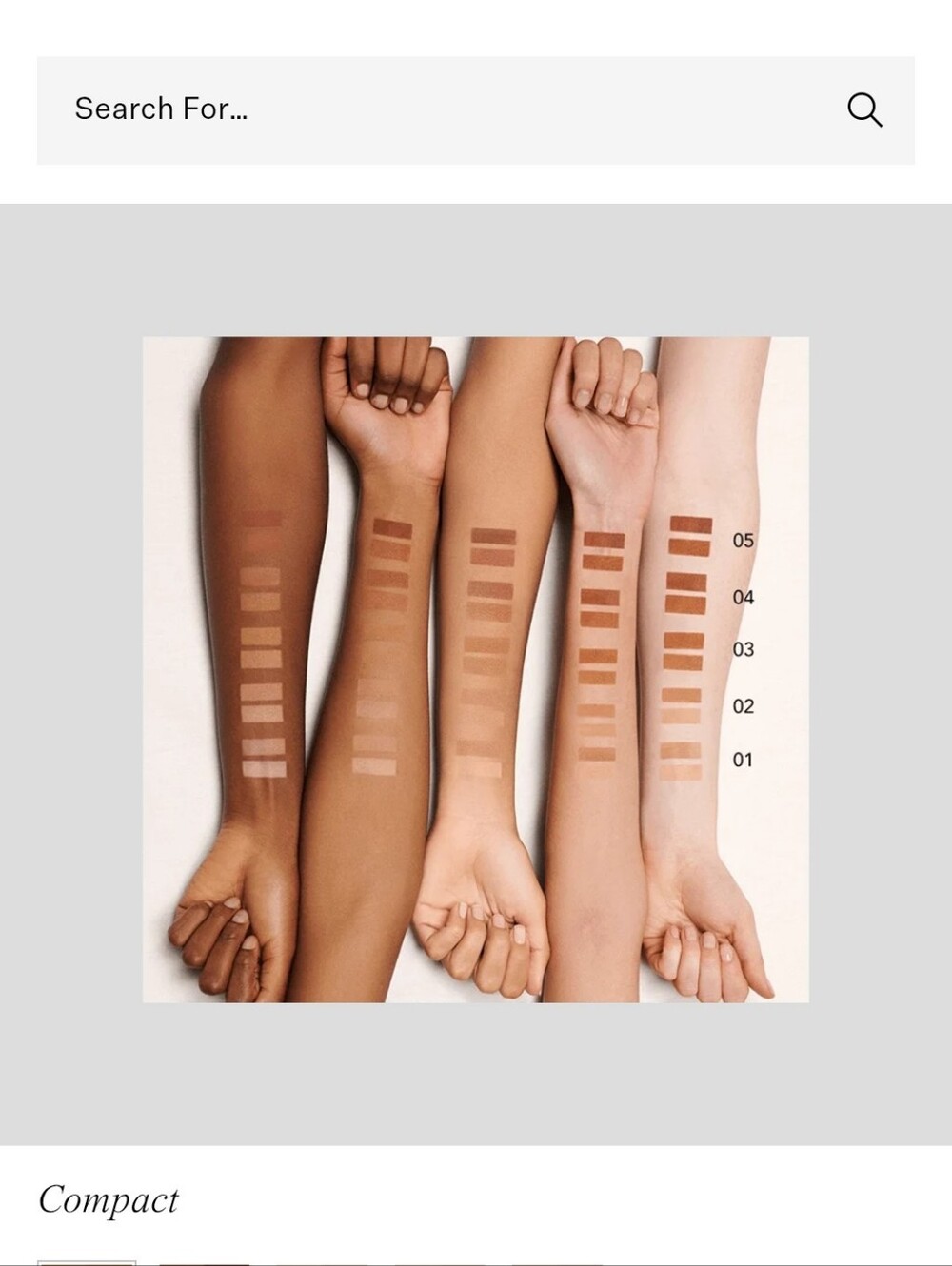Victoria Beckham Beauty Matte Bronzing Brick 03 Warm Sand Contour Sol Compact - Picture 5 of 6